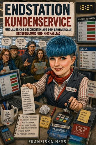Endstation Kundenservice – Titelblatt von Franziska Hess