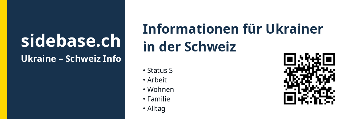 Ukraine Schweiz Info Webbanner