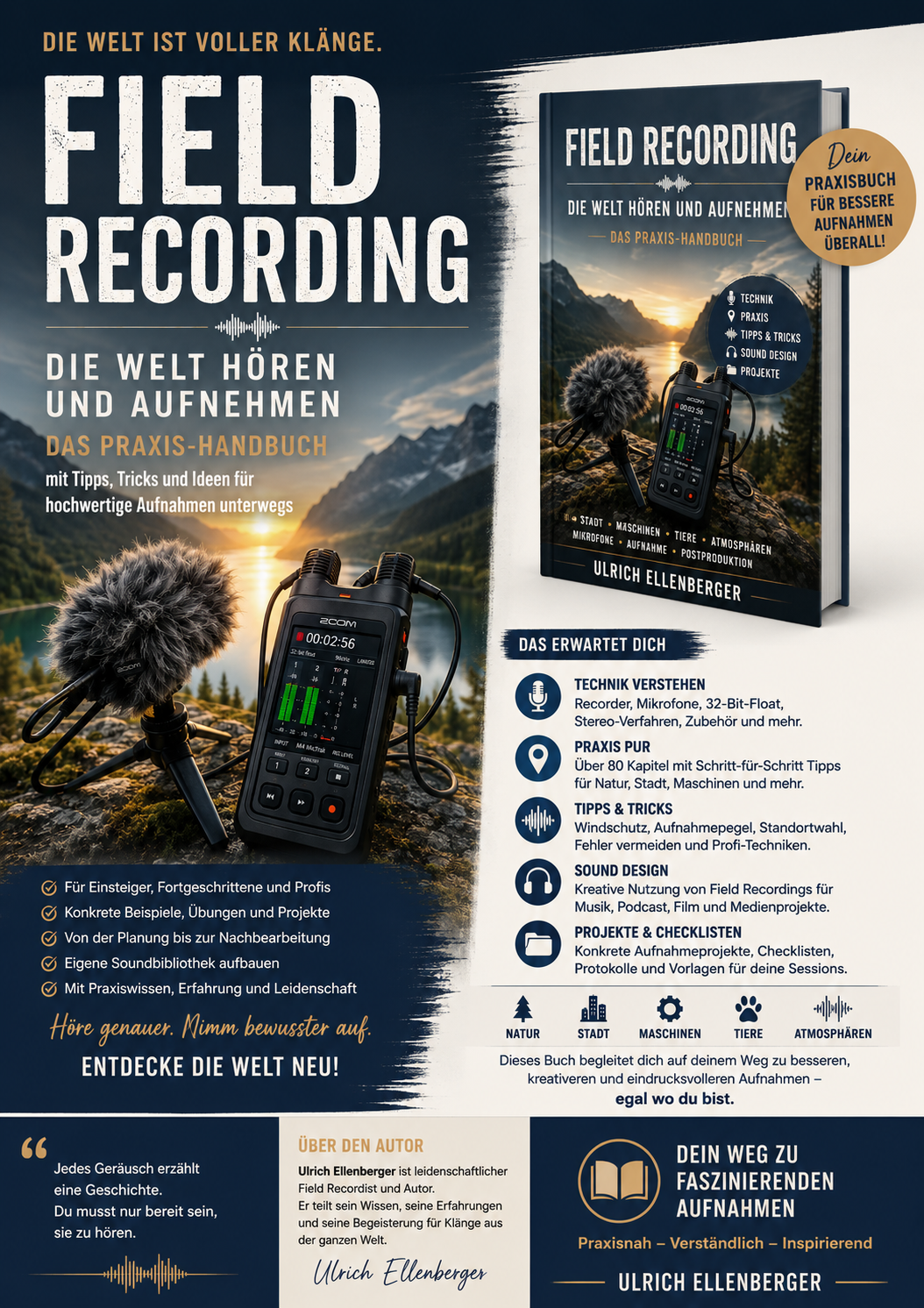 Field Recording – Werbeflyer