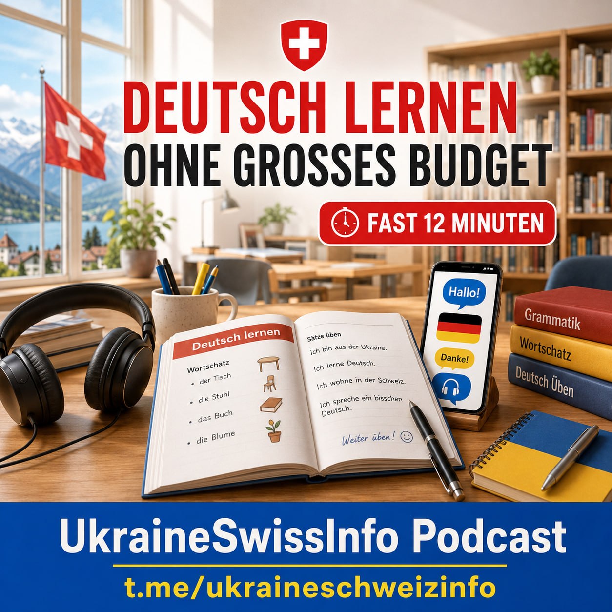 Zum Vergrössern anklicken Deutsch lernen ohne grosses Budget