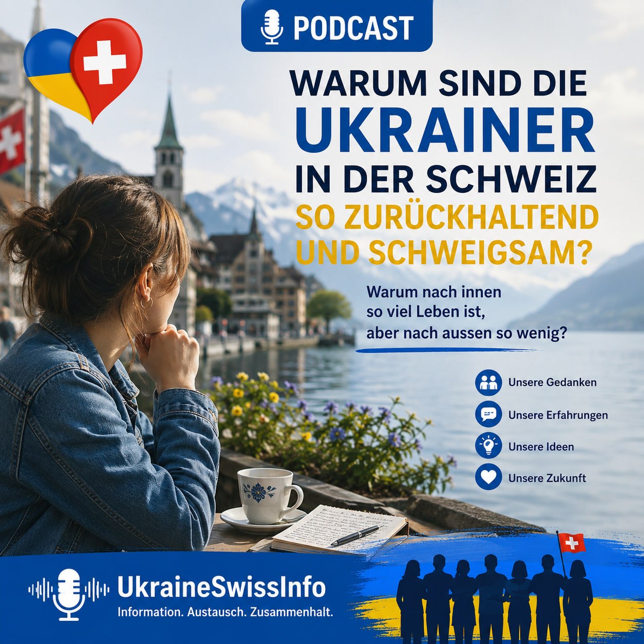 Zum Vergrössern anklicken Warum sind Ukrainer in der Schweiz so zurückhaltend?