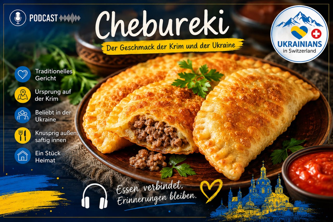 Zum Vergrössern anklicken Chebureki - Der Geschmack der Krim und der Ukraine