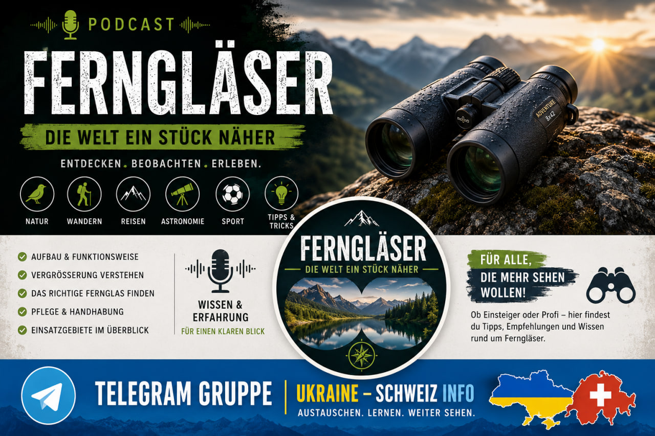 Zum Vergrössern anklicken Ferngläser - Was du darüber wissen musst