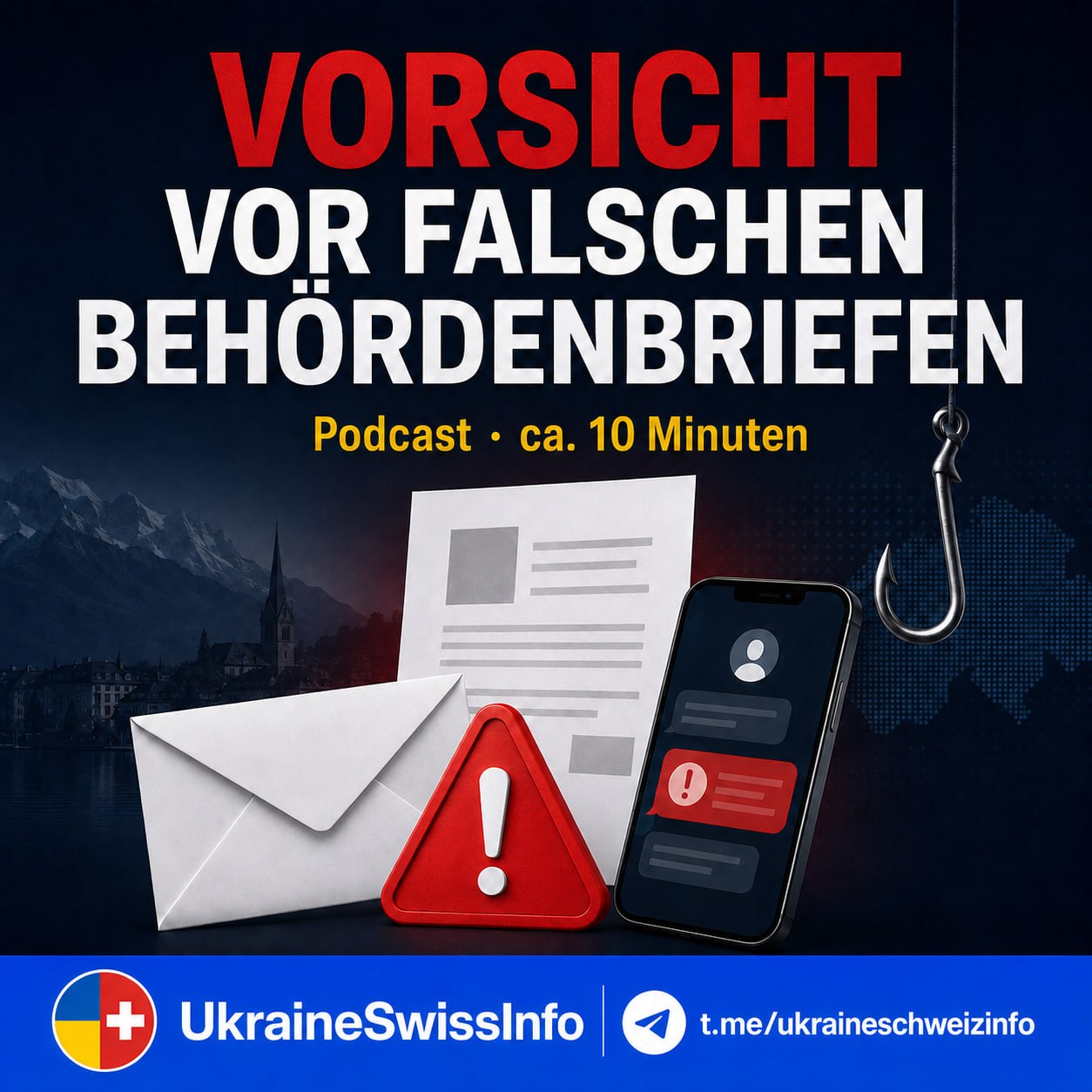 Zum Vergrössern anklicken Vorsicht vor falschen Behördenbriefen