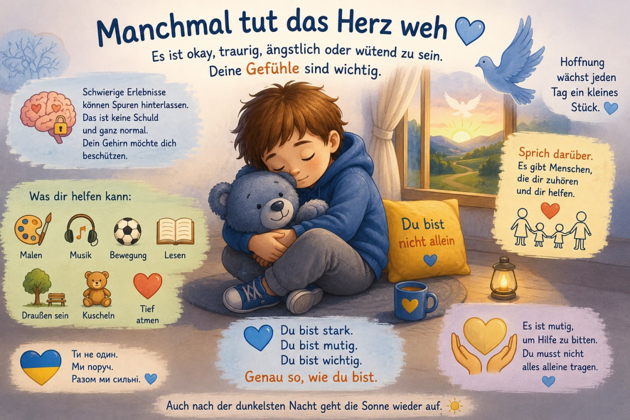 Zum Vergrössern anklicken Manchmal tut das Herz weh