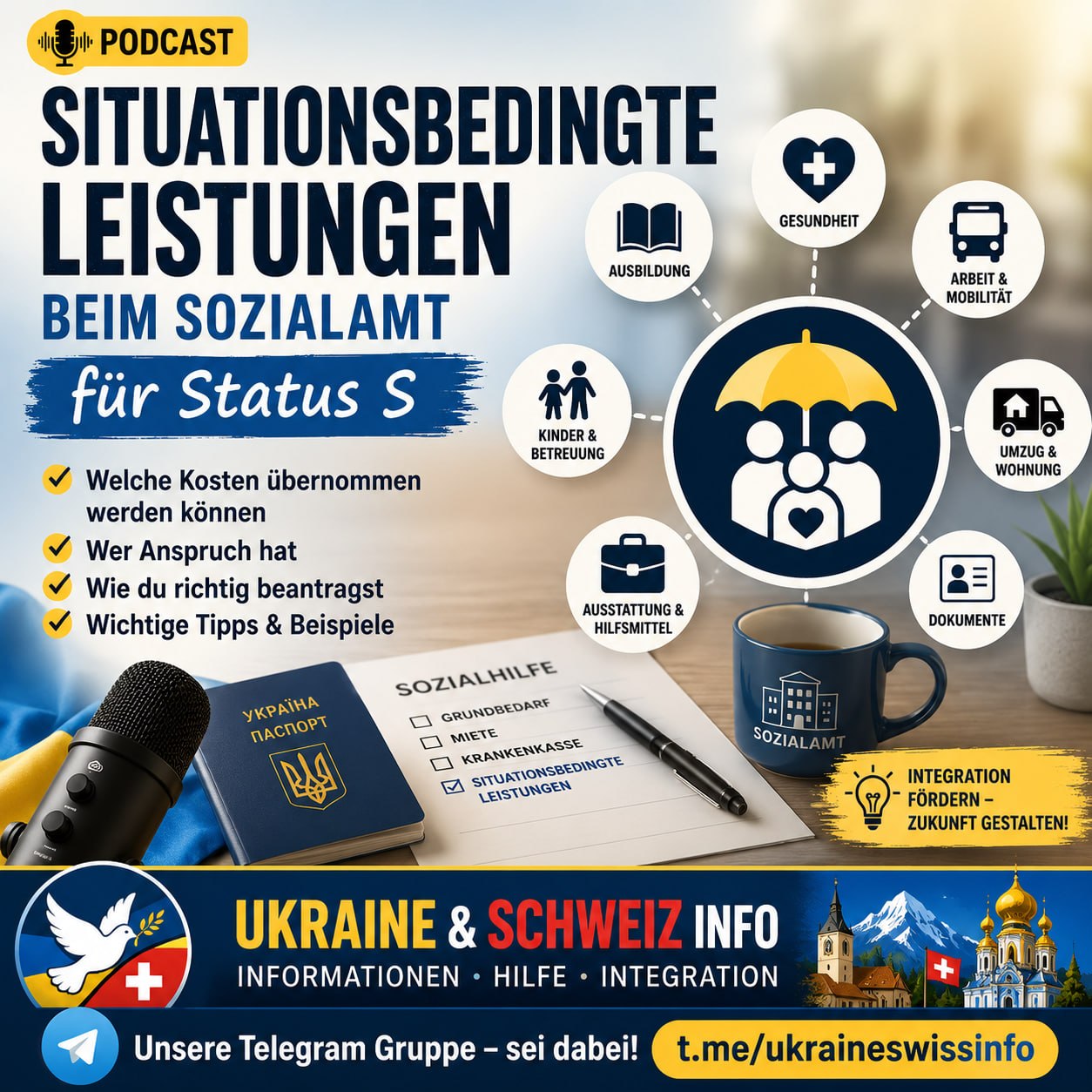 Zum Vergrössern anklicken Situationsbedingte Leistungen beim Sozialamt