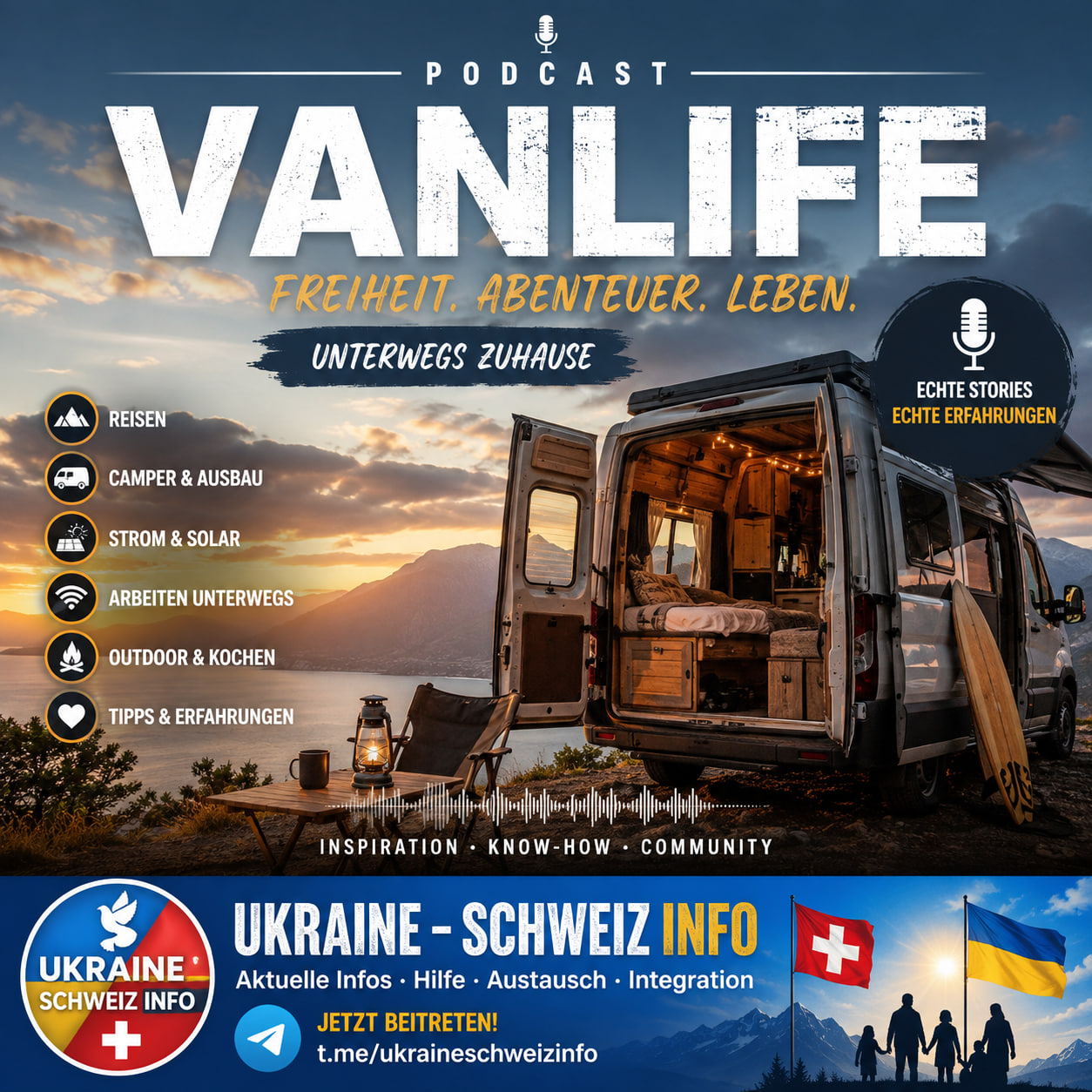 Zum Vergrössern anklicken Vanlife
