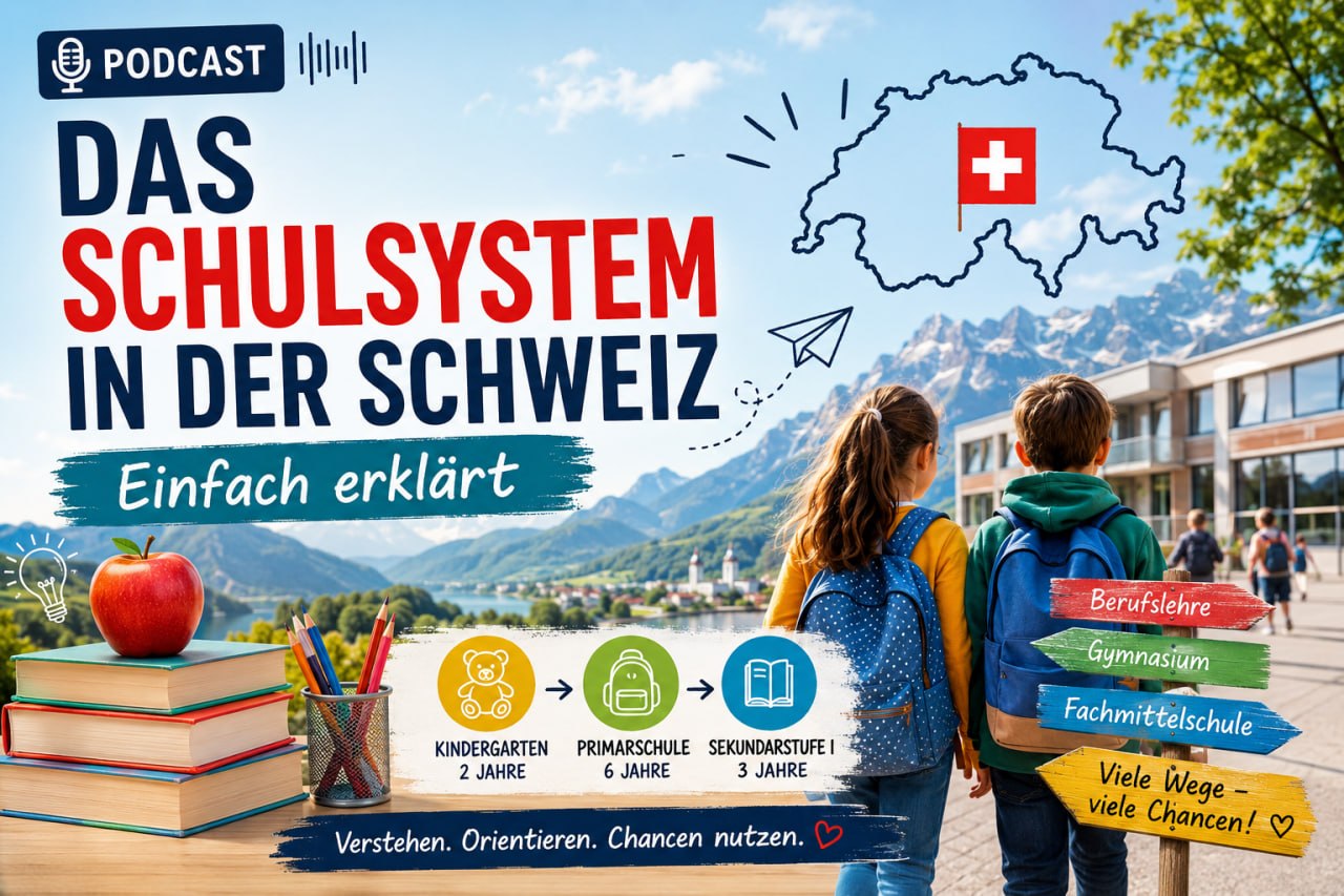 Zum Vergrössern anklicken Das Schulsystem in der Schweiz