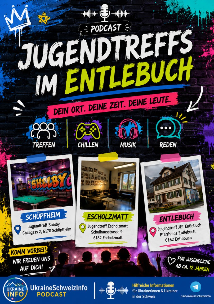 Zum Vergrössern anklicken Jugendtreffs im Entlebuch Luzern