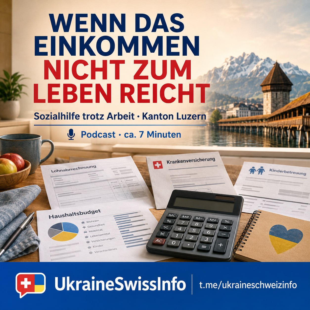 Zum Vergrössern anklicken Wenn das Einkommen nicht zum Leben reicht