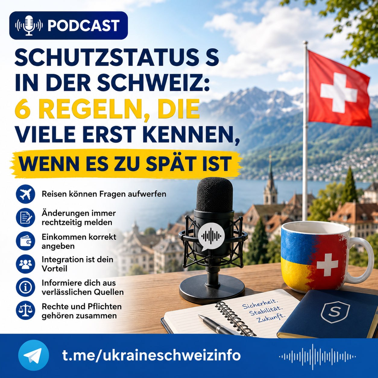Zum Vergrössern anklicken Schutzstatus S in der Schweiz