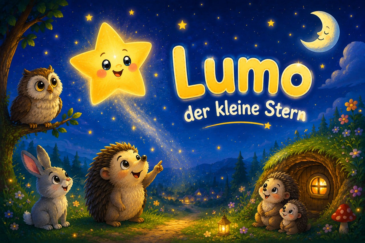 Zum Vergrössern anklicken Lumo, der kleine Stern