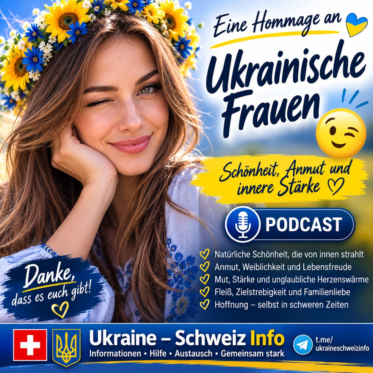 Zum Vergrössern anklicken Eine Hommage an ukrainische Frauen