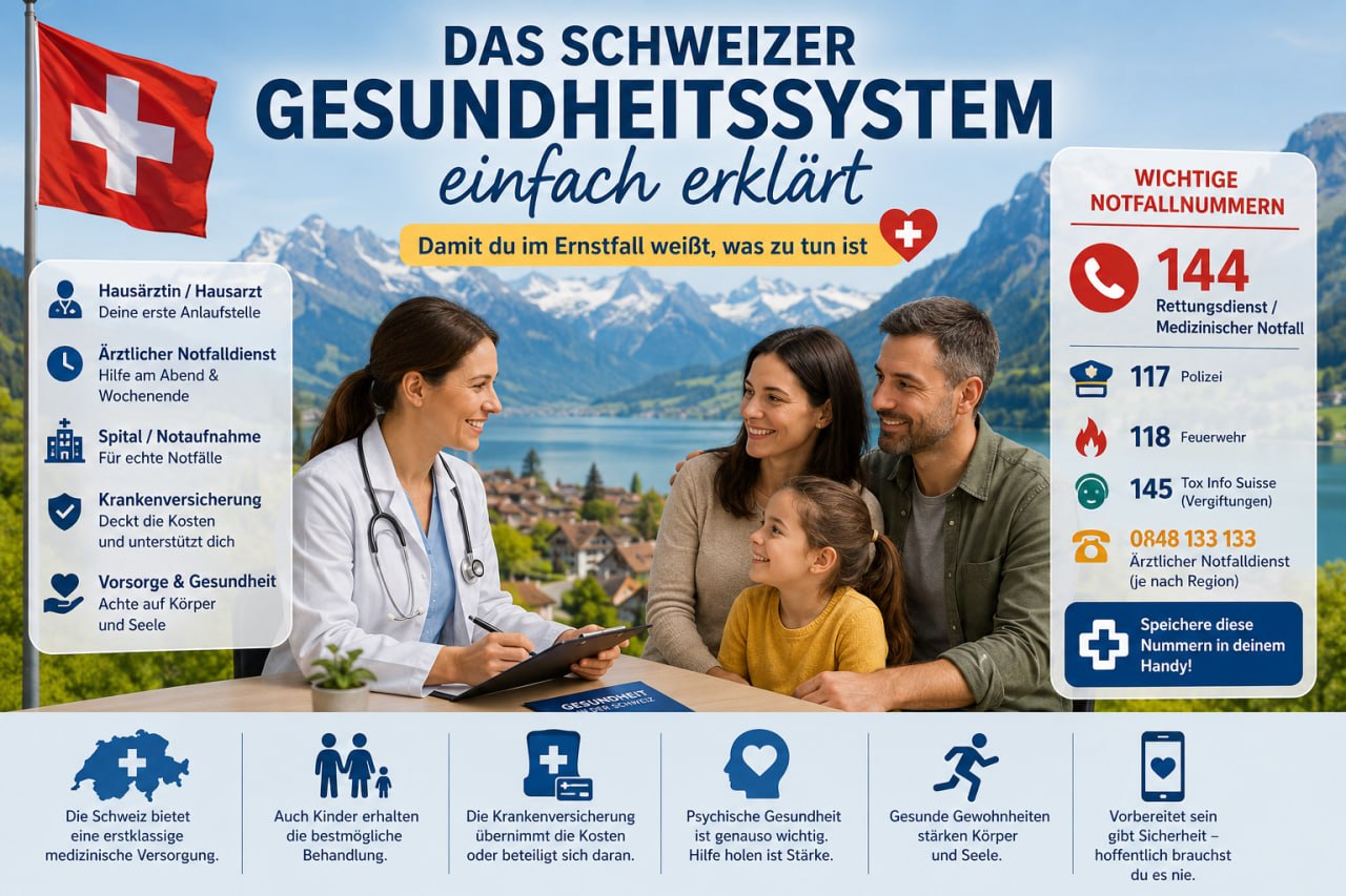 Zum Vergrössern anklicken Das Schweizer Gesundheitssystem