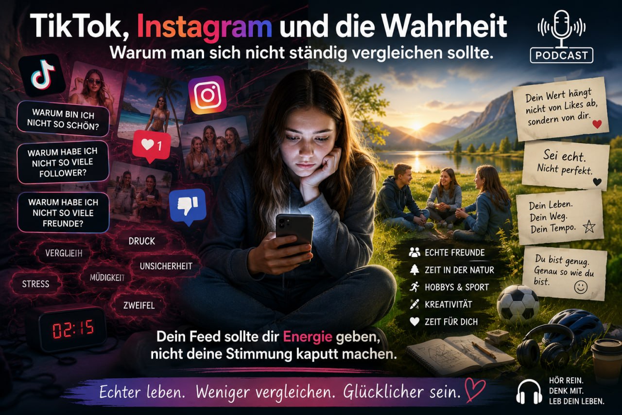 Zum Vergrössern anklicken TikTok Instagram und die Wahrheit